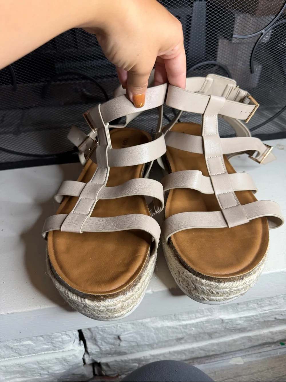Torrid Women’s Strappy Espadrille Platform Sandals Size 13 WW